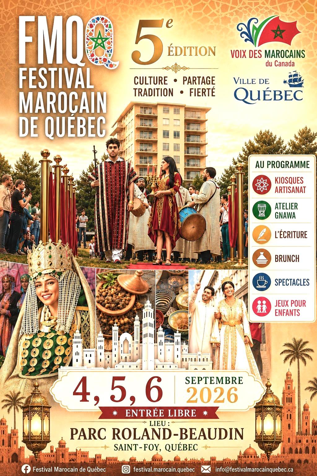 Festival marocain de Québec 2026 