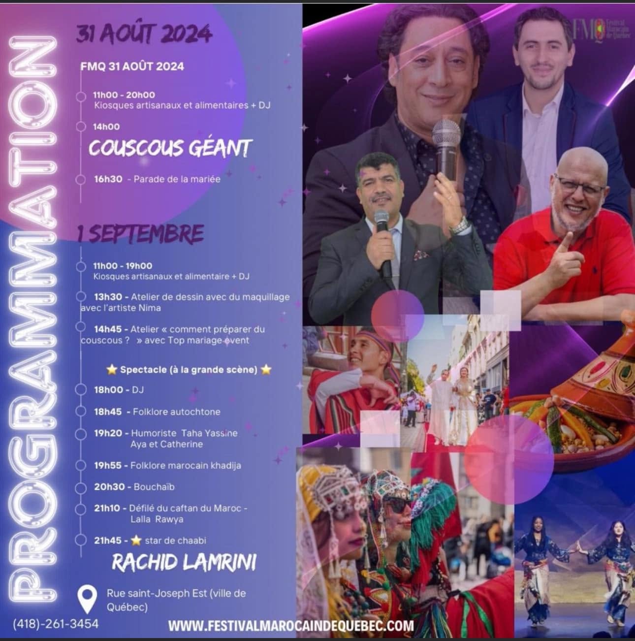 Festival marocain de Québec 2024 